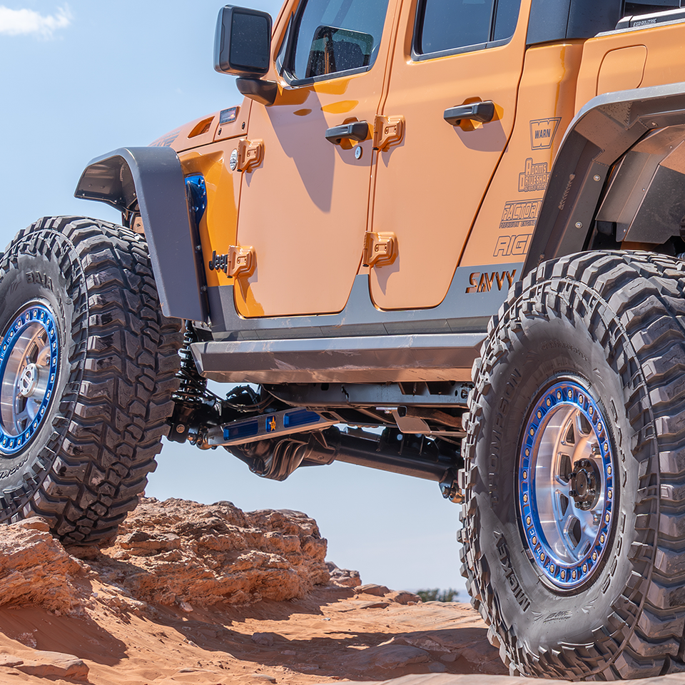 JEEP JT GLADIATOR SAVVY KRAWLER LITE SLIDERS (WELD ON)