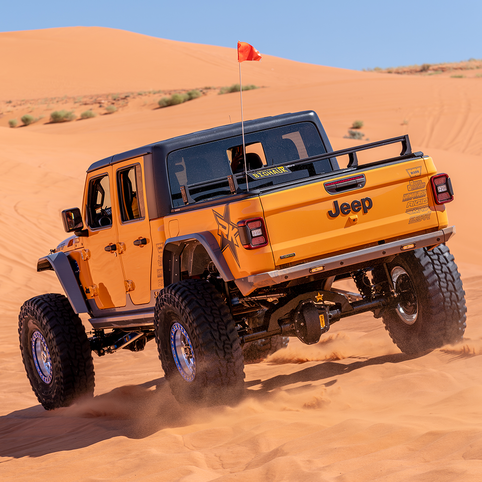 JEEP JT GLADIATOR SAVVY LEGACY ALUMINUM REAR BUMPER (OG HIGH CLEARANCE TRIM)
