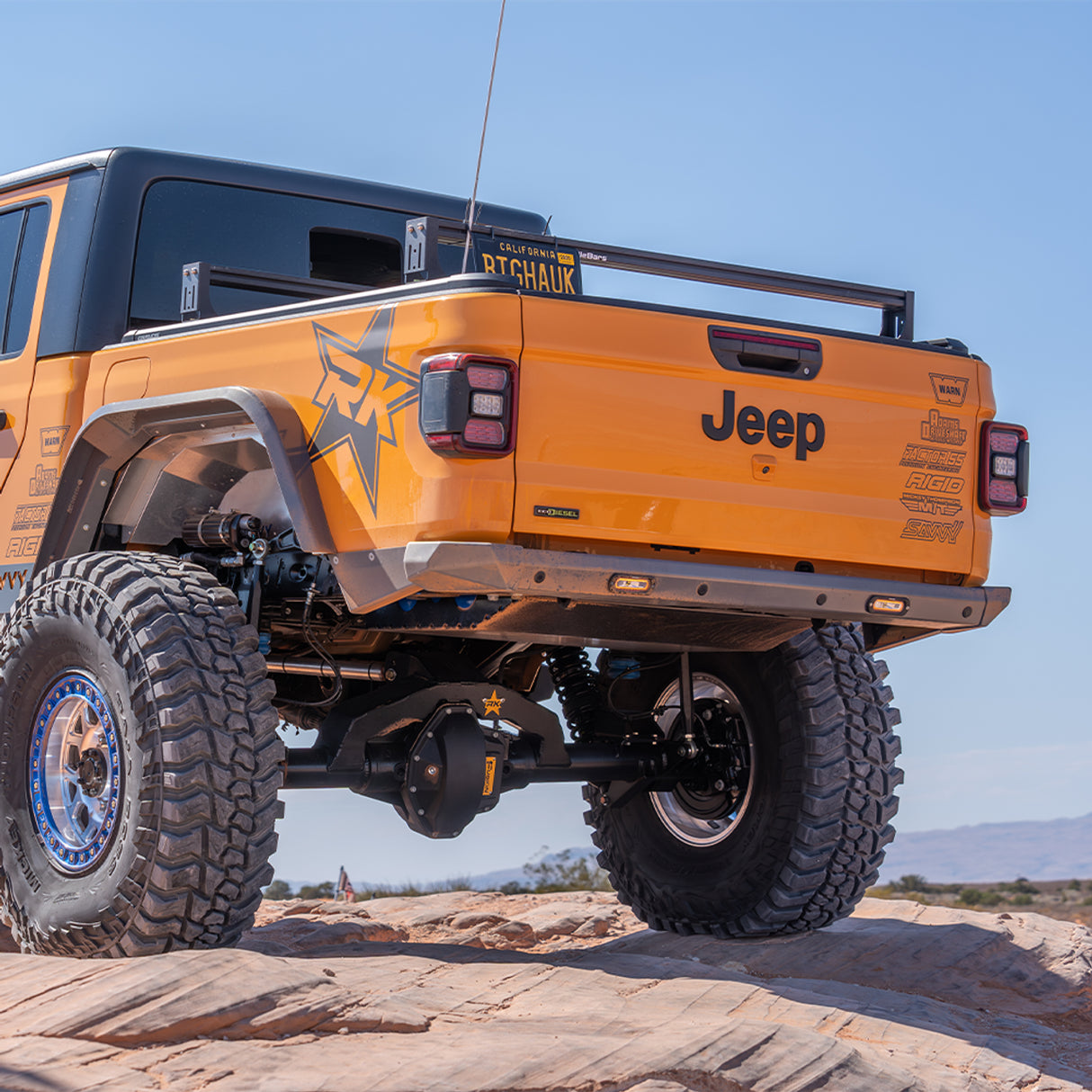 JEEP JT GLADIATOR SAVVY LEGACY ALUMINUM REAR BUMPER (OG HIGH CLEARANCE TRIM)
