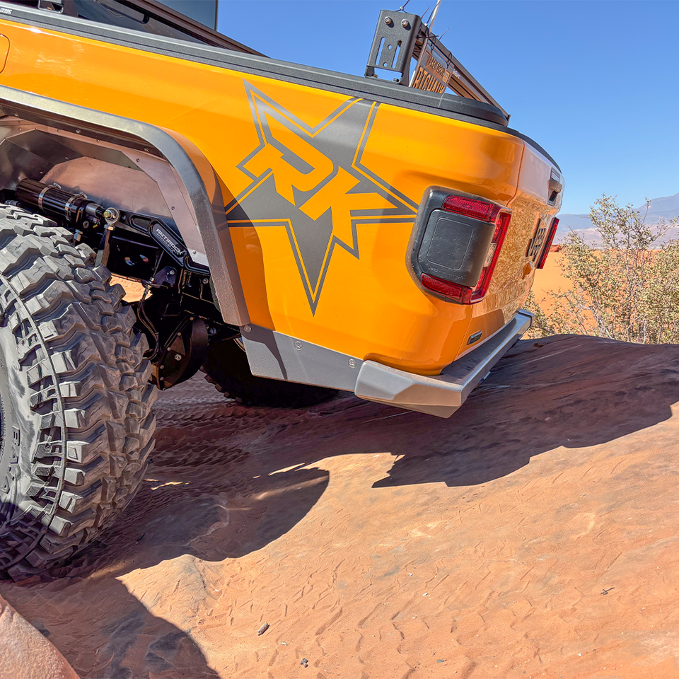 JEEP JT GLADIATOR SAVVY LEGACY ALUMINUM REAR BUMPER (OG HIGH CLEARANCE TRIM)