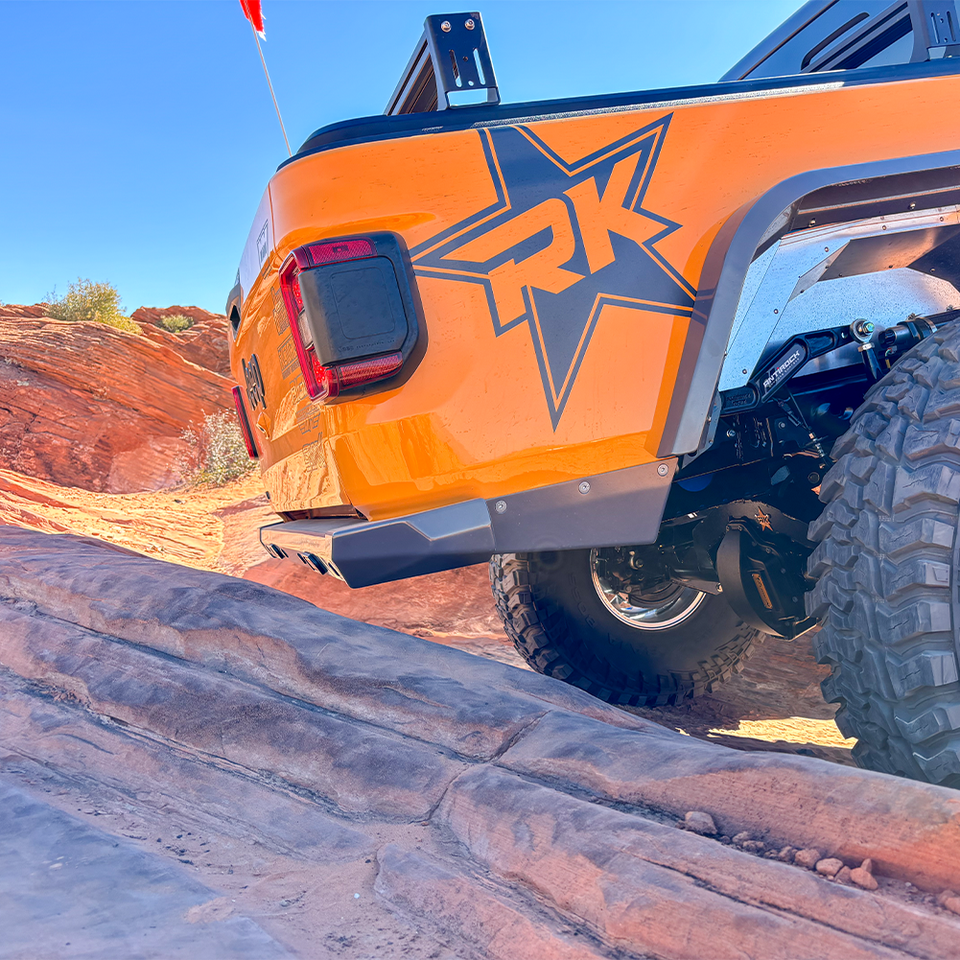 JEEP JT GLADIATOR SAVVY LEGACY ALUMINUM REAR BUMPER (OG HIGH CLEARANCE TRIM)