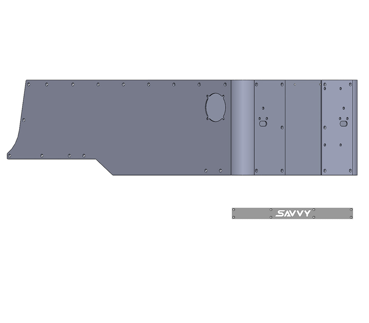 JEEP LJ SAVVY LEGACY ALUMINUM CORNER ARMOR