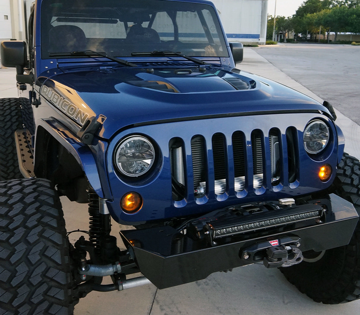 JEEP JK/JKU SAVVY KRAWLER LITE ALUMINUM FRONT BUMPER WITHOUT HOOP