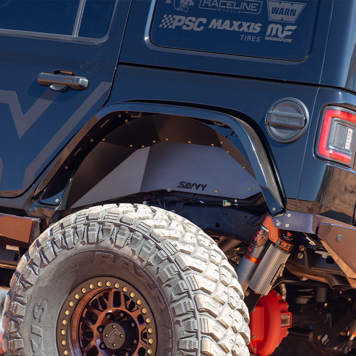 JEEP JL/JLU SAVVY HIGH CLEARANCE ALUMINUM REAR INNER FENDERS