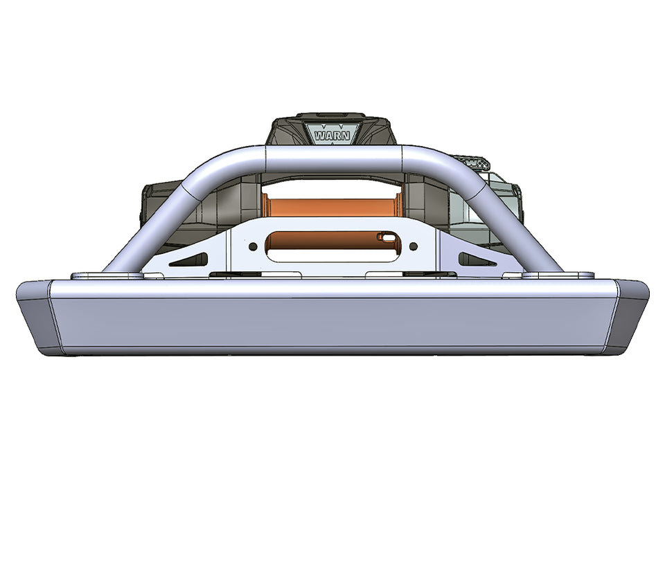 JEEP TJ/LJ SAVVY LEGACY 6061 ALUMINUM FRONT BUMPER WITH HOOP