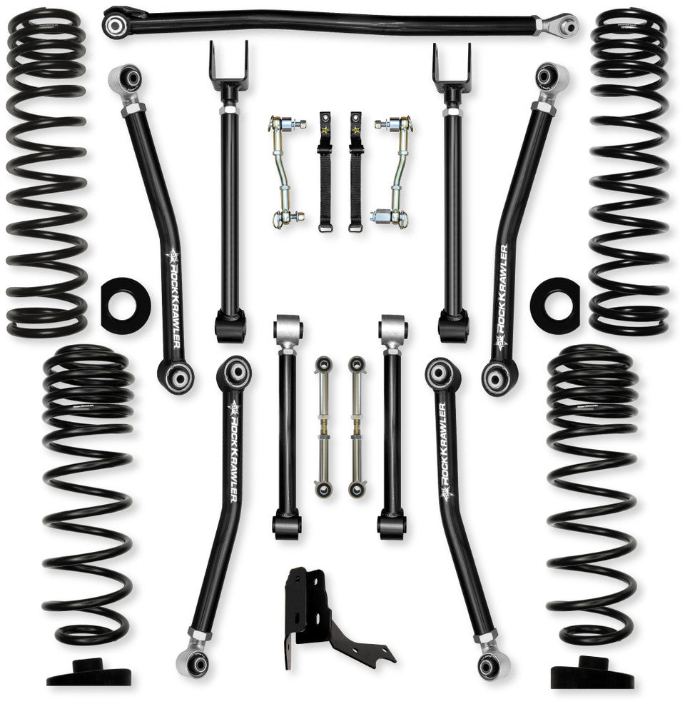 Rock Krawler 3.0" Adventure - X Mid-Arm Suspension System for Jeep Gladiator JT (Gas Models)