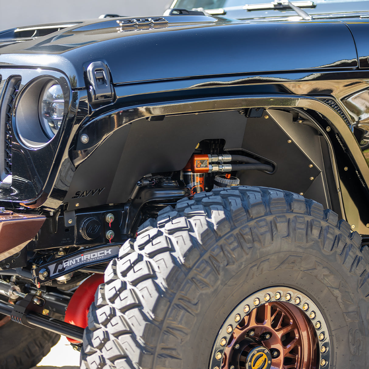 JEEP JL/JLU/JT SAVVY HIGH CLEARANCE ALUMINUM FRONT INNER FENDERS