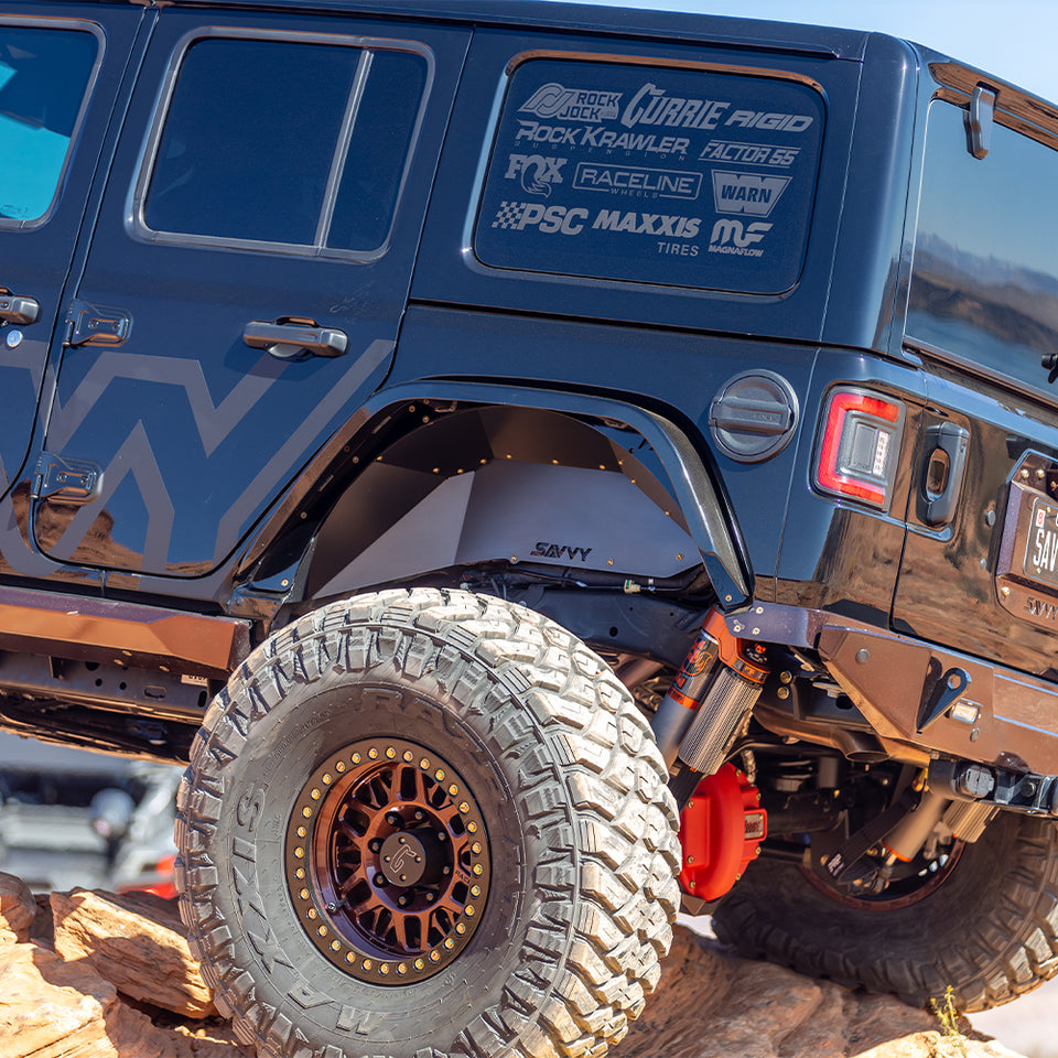 JEEP JL/JLU SAVVY HIGH CLEARANCE ALUMINUM REAR INNER FENDERS