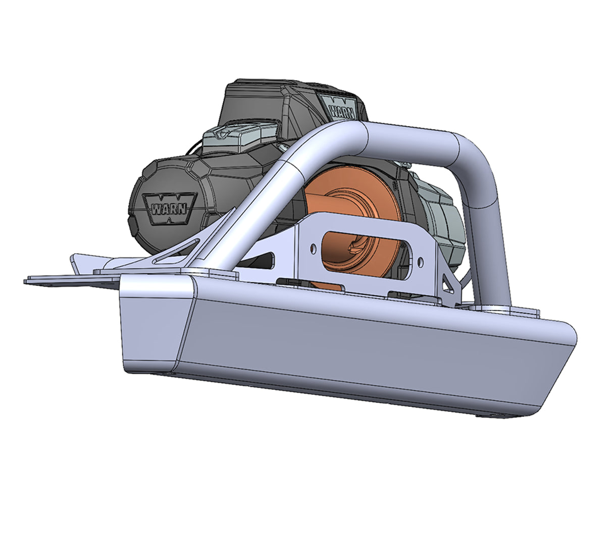 JEEP TJ/LJ SAVVY LEGACY 6061 ALUMINUM FRONT BUMPER WITH HOOP