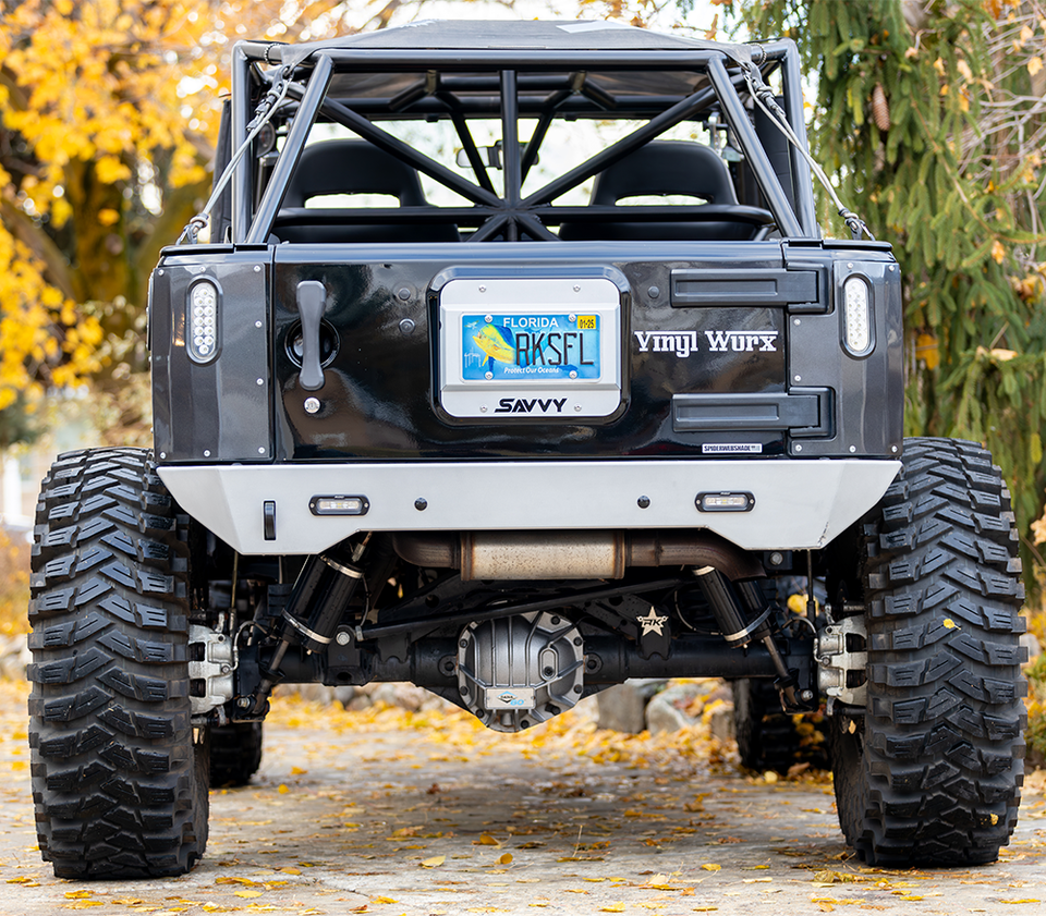 JEEP JK/JKU SAVVY KRAWLER LITE ALUMINUM HIGH CLEARANCE REAR BUMPER