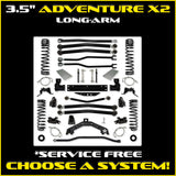 JKU 3.5" Adventure - X2 Long-Arm System
