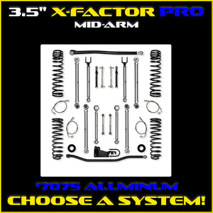 JKU 3.5" Mid Arm Systems