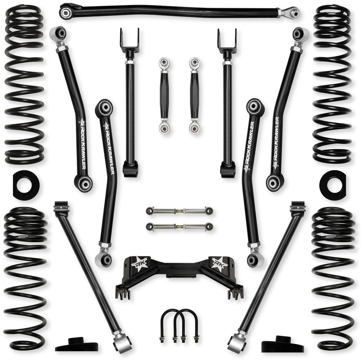 Rock Krawler 3.0" Adventure - X PRO "No-Limits" Mid-Arm Suspension System for Jeep Gladiator JT (Gas Models)