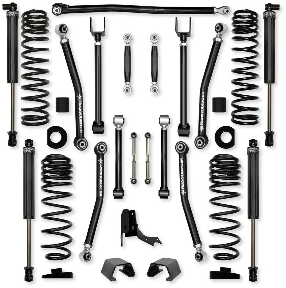 Rock Krawler 3.0" Adventure - X "No Limits" Mid-Arm Suspension System for Jeep Gladiator JT (Diesel Models)