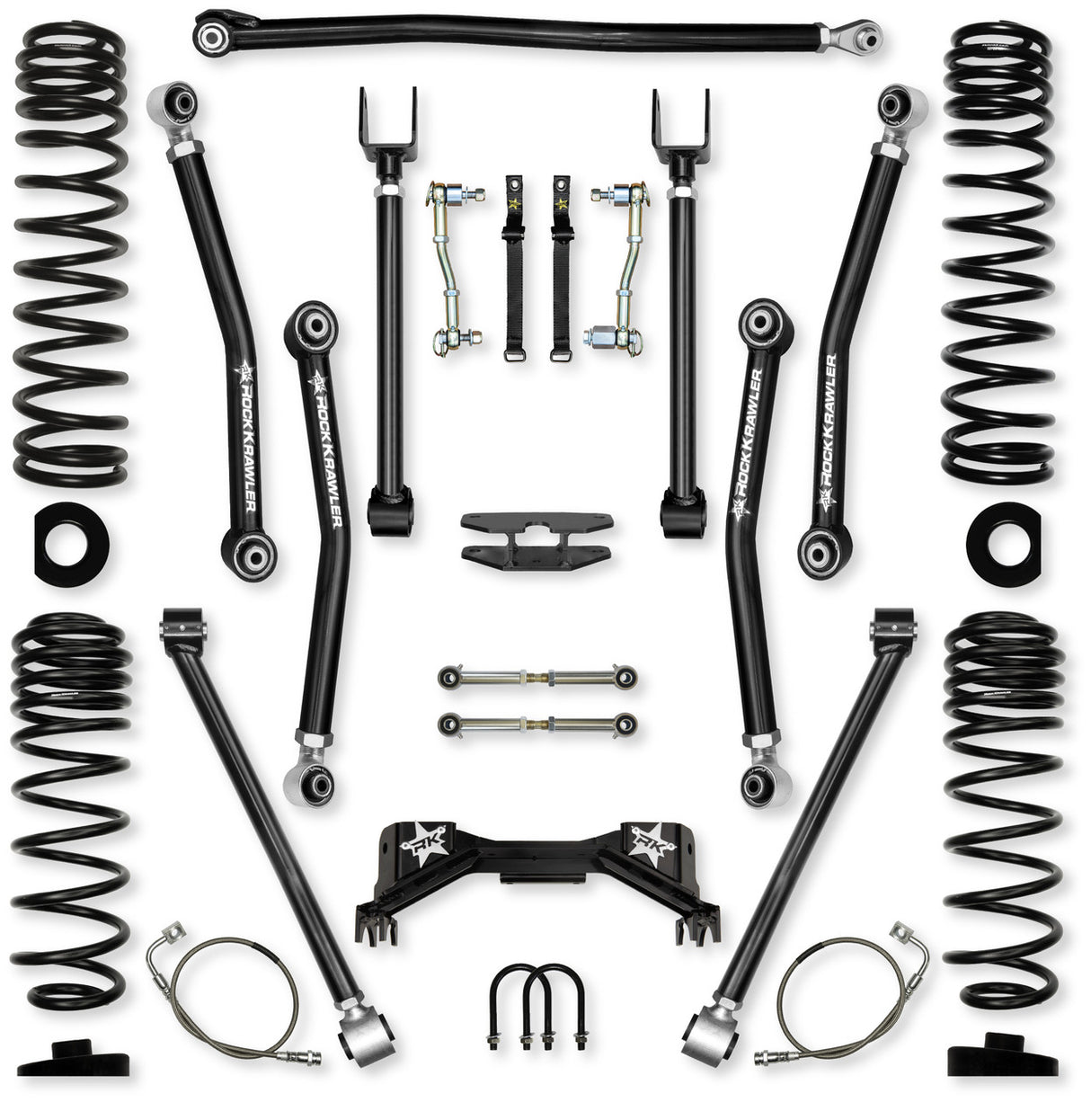 Rock Krawler 4.5" Adventure - X PRO Mid-Arm Suspension System for Jeep Gladiator JT (Gas Models)