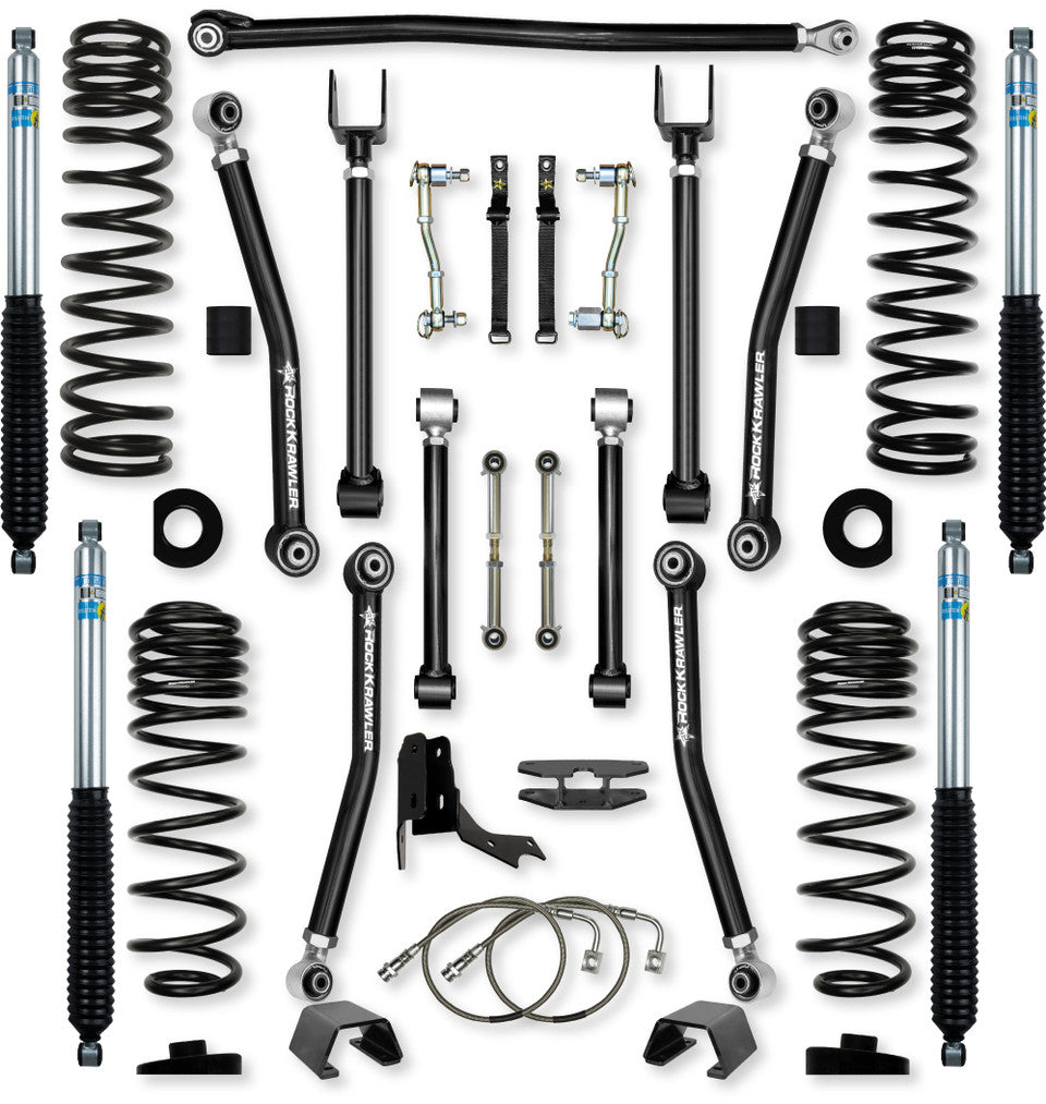 Rock Krawler 4.5" Adventure - X Mid-Arm Suspension System for Jeep Gladiator JT (Diesel Models)