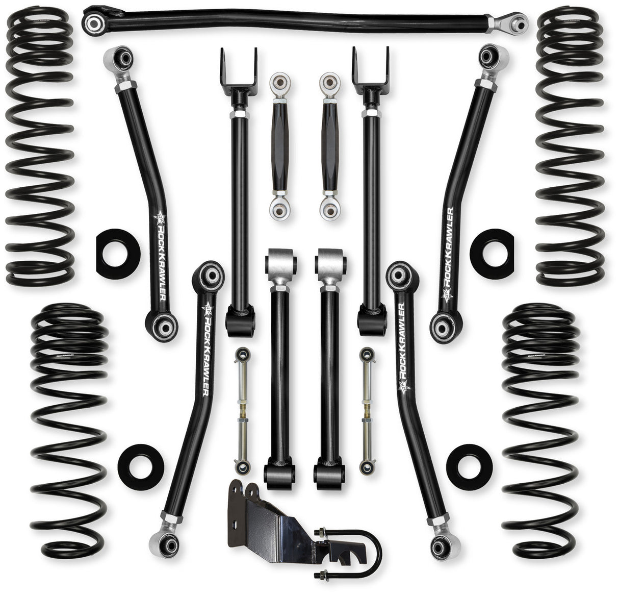 Rock Krawler 2.5" Adventure X "No Limits" Mid-Arm Suspension System for Jeep Wrangler JL (Gas Models)
