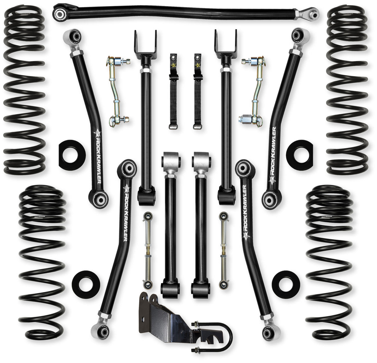 Rock Krawler 2.5" Adventure X Mid-Arm Suspension System for Jeep Wrangler JL (Gas Models)