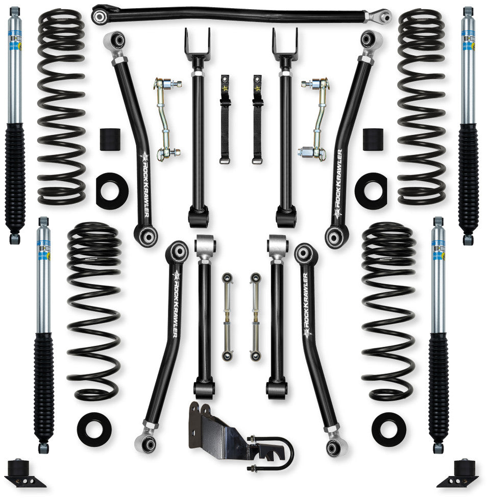 Rock Krawler 3.5" Adventure - X Mid-Arm Suspension System for Jeep Wrangler JL (Gas Models)