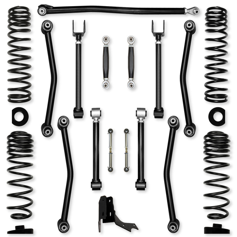 Rock Krawler 3.0" Ultimate Adventure "No Limits" Mid-Arm Suspension System for Jeep Gladiator JT (Gas Models)