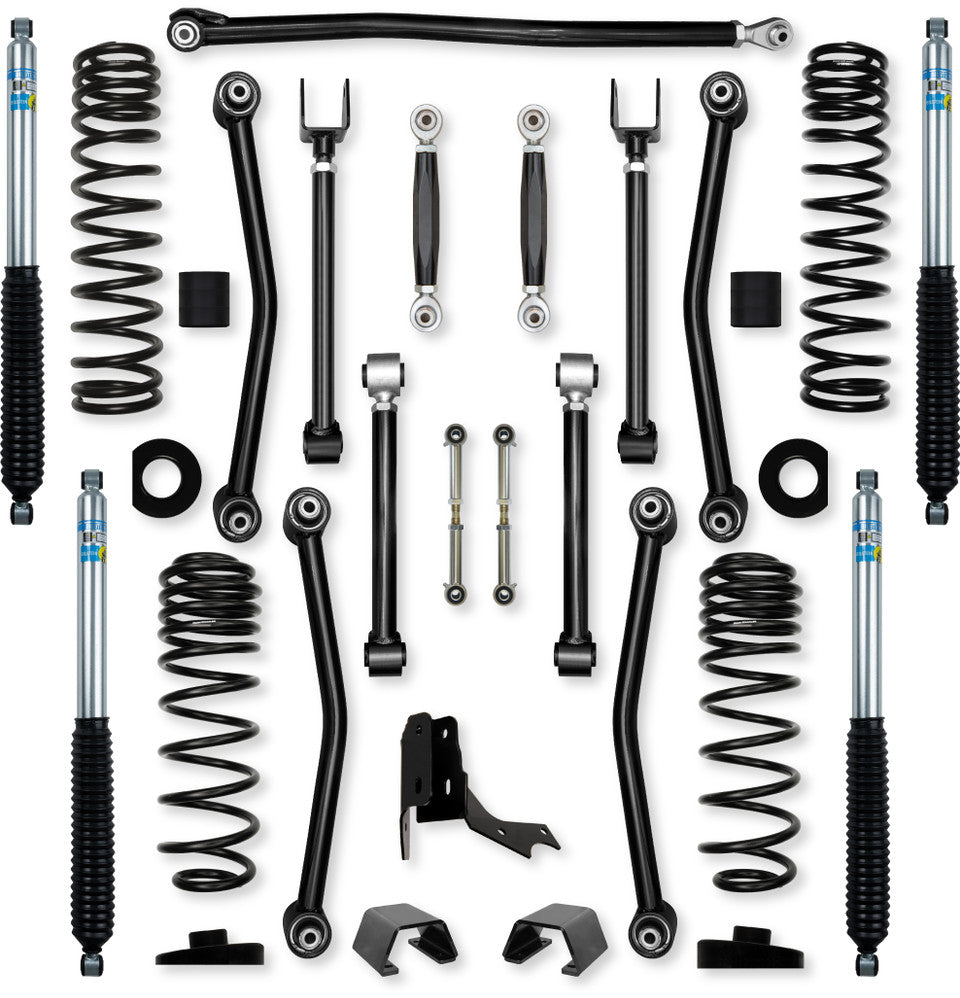 Rock Krawler 3.0" Ultimate Adventure "No Limits" Mid-Arm Suspension System for Jeep Gladiator JT (Gas Models)