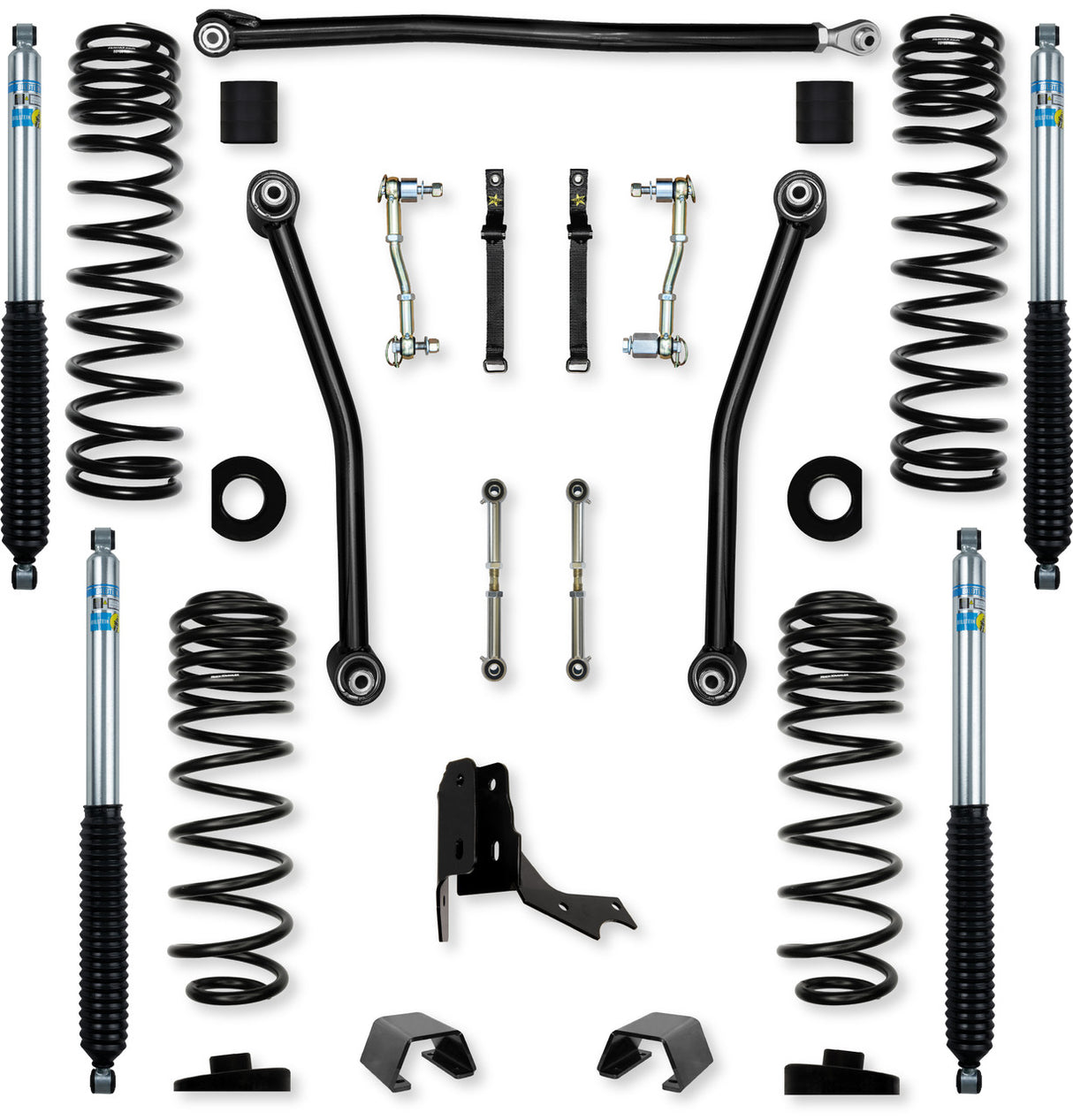 Rock Krawler 3.0" Adventure Mid-Arm Suspension System for Jeep Gladiator JT (Gas Models)