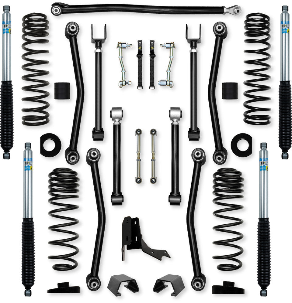Rock Krawler 3.0" Ultimate Adventure Mid-Arm Suspension System for Jeep Gladiator JT (Gas Models)