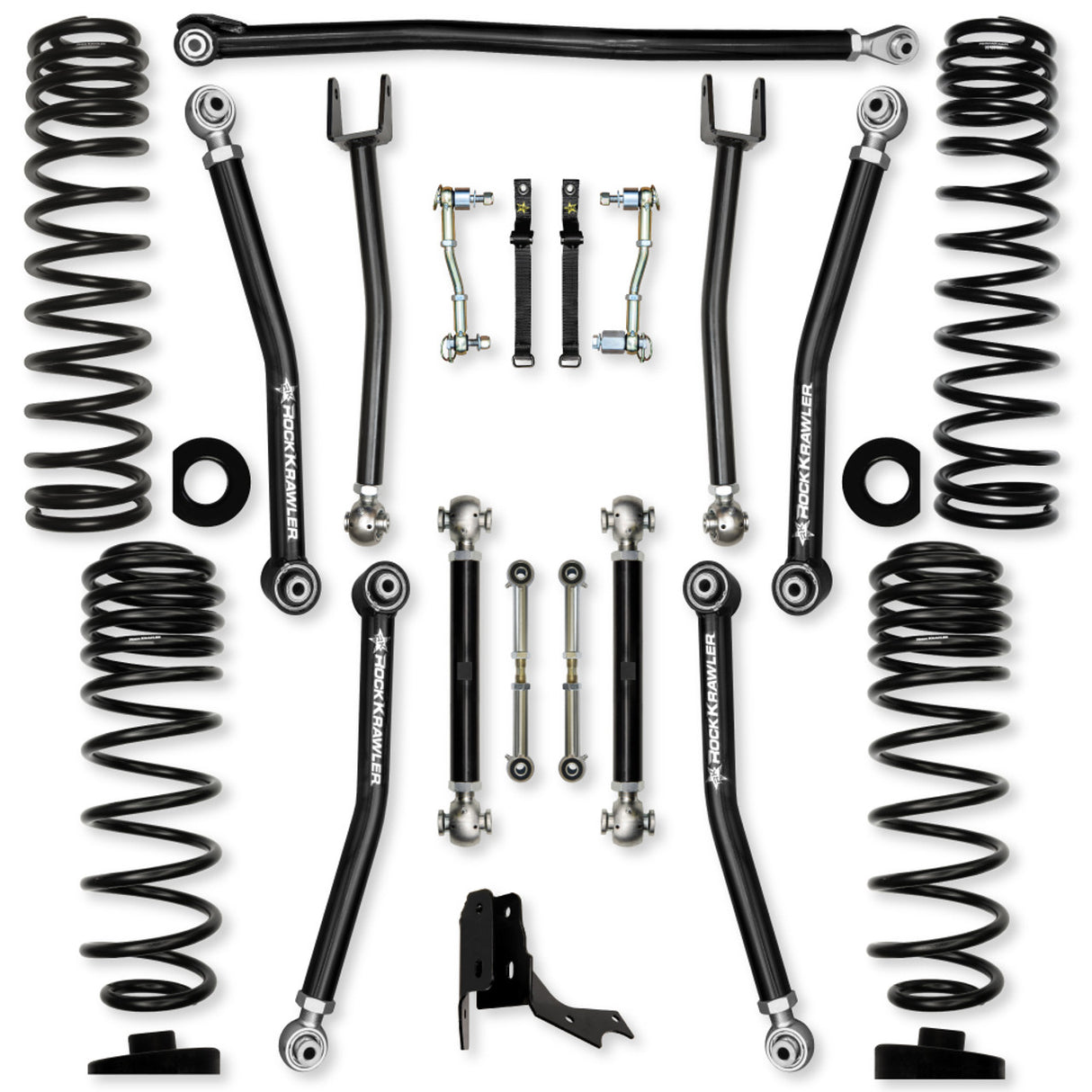Rock Krawler 3.0" X-Factor Mid-Arm System for Jeep Gladiator JT (Gas Models)