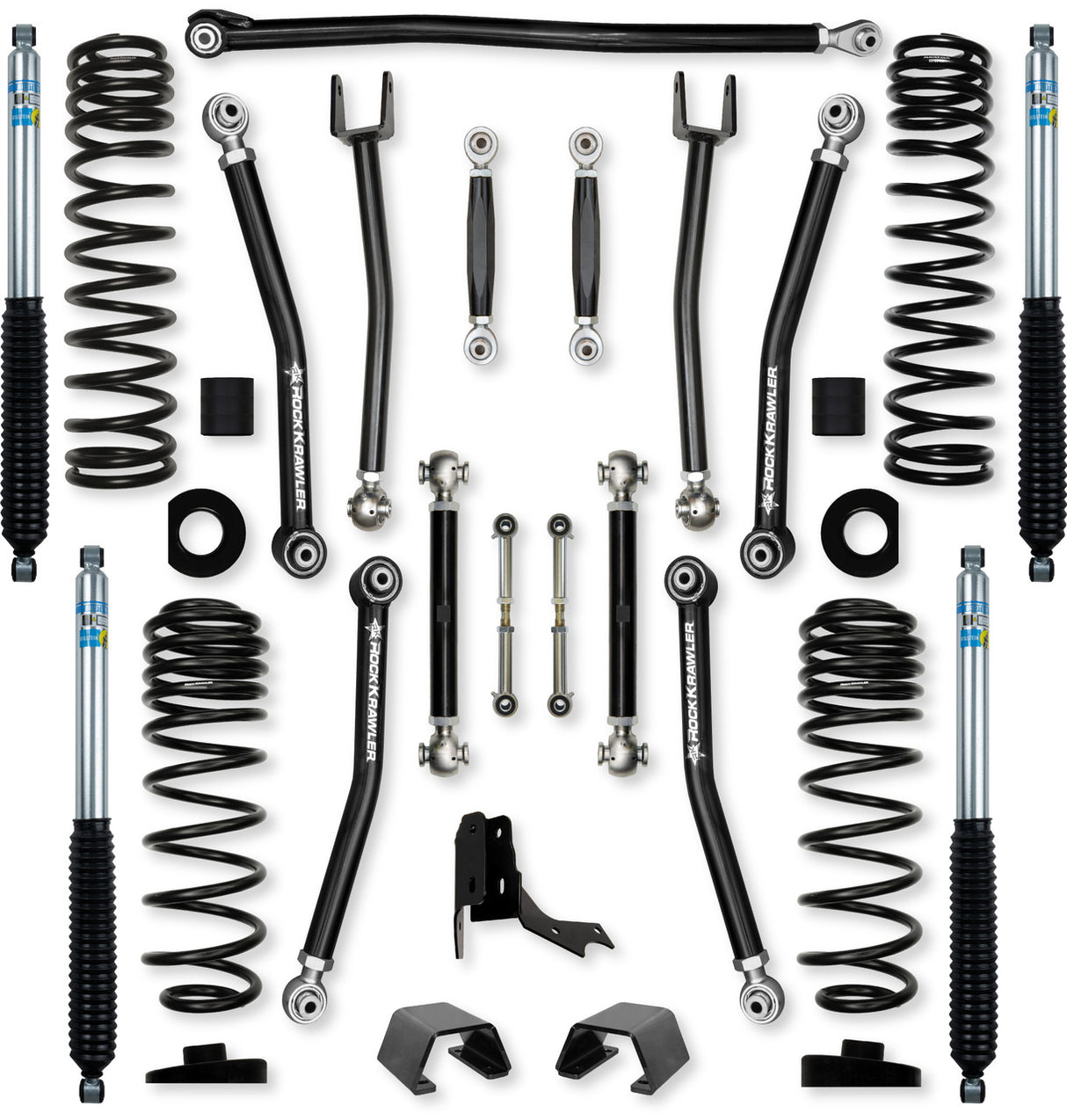 Rock Krawler 3.0" X-Factor "No Limits" Mid-Arm System for Jeep Gladiator JT (Diesel Models)