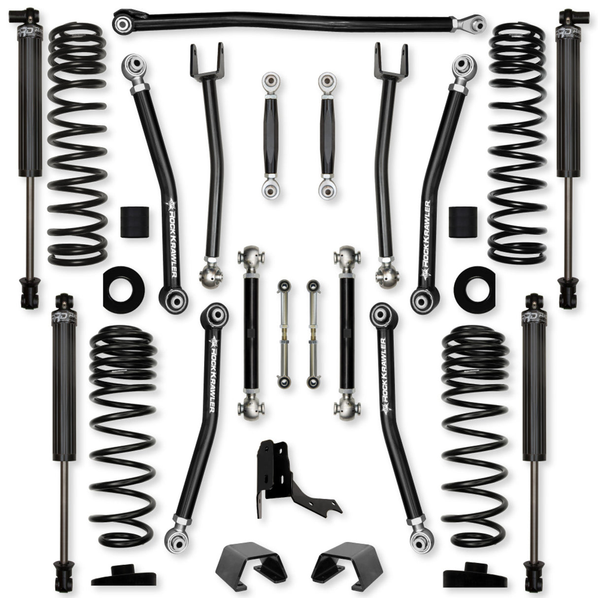 Rock Krawler 3.0" X-Factor "No Limits" Mid-Arm System for Jeep Gladiator JT (Diesel Models)