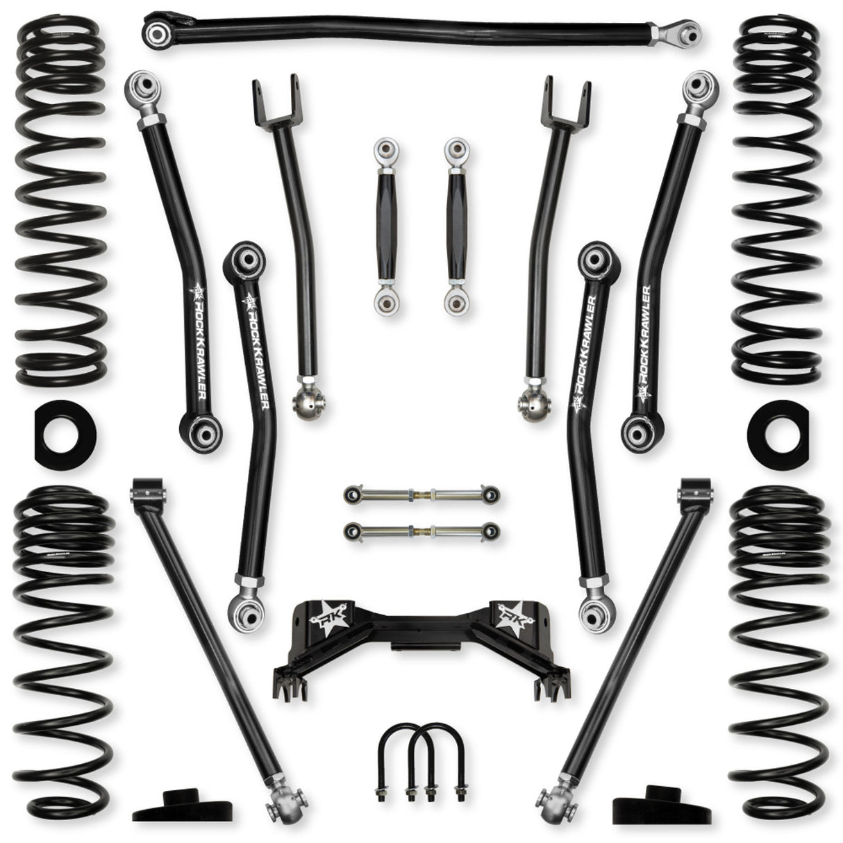 Rock Krawler 3.0" PRO - X "No Limits" Mid-Arm Suspension System for Jeep Gladiator JT (Gas Models)