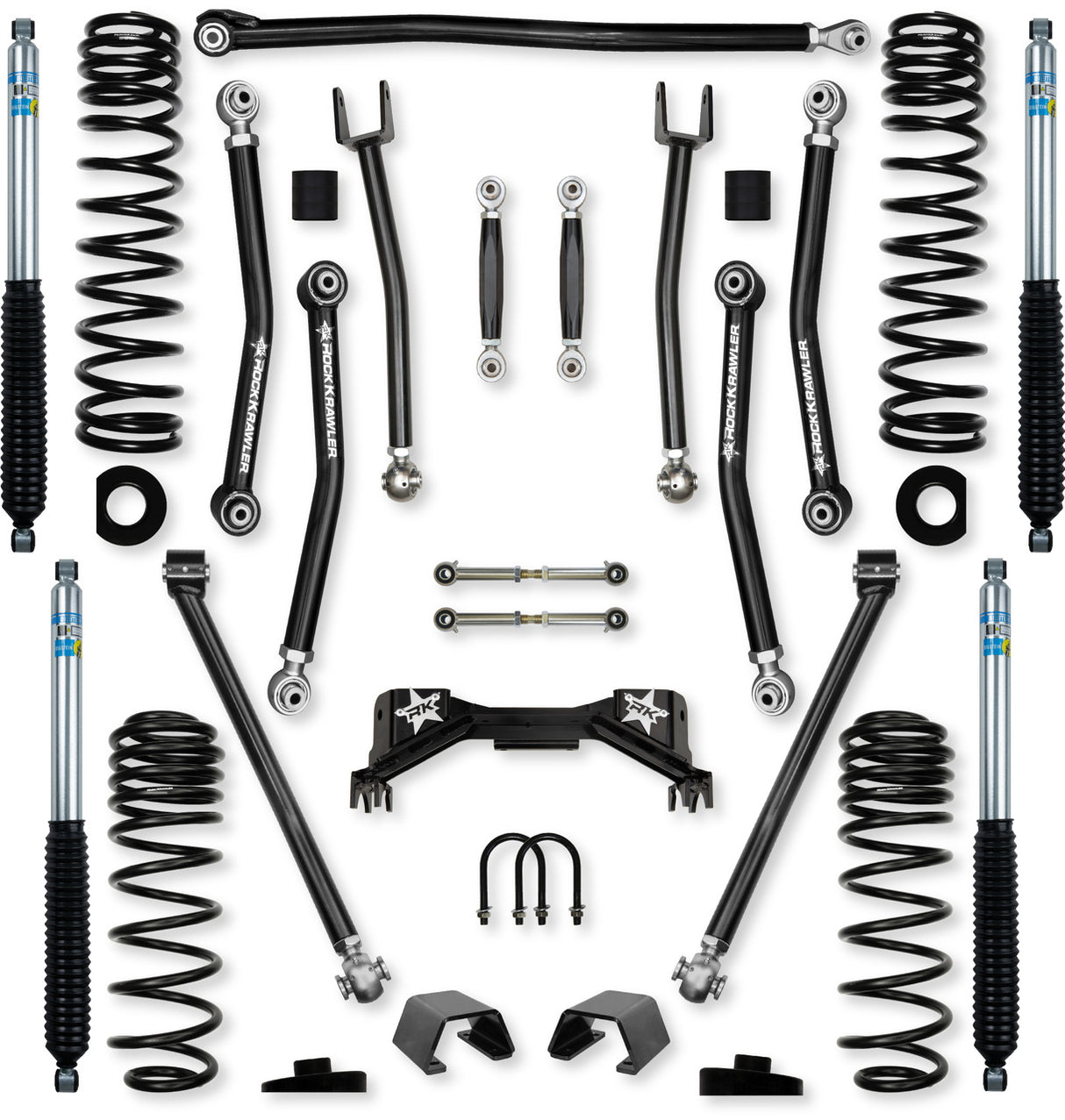 Rock Krawler 3.0" PRO - X "No Limits" Mid-Arm Suspension System for Jeep Gladiator JT (Gas Models)