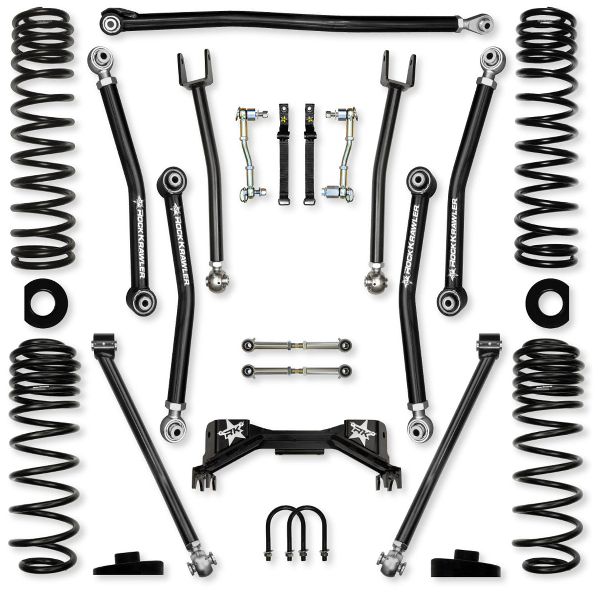 Rock Krawler 3.0" PRO - X Mid-Arm Suspension System for Jeep Gladiator JT (Gas Models)