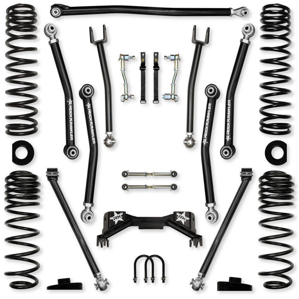 Rock Krawler 3.0" PRO - X Mid-Arm Suspension System for Jeep Gladiator JT (Gas Models)