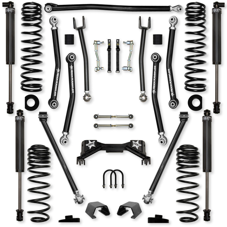 Rock Krawler 3.0" PRO - X Mid-Arm Suspension System for Jeep Gladiator JT (Gas Models)