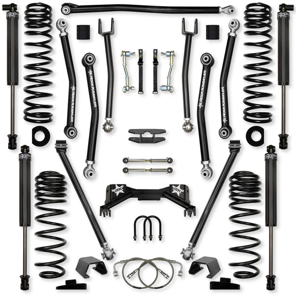 Rock Krawler 4.5" PRO - X Mid-Arm Suspension System for Jeep Gladiator JT (Gas Models)