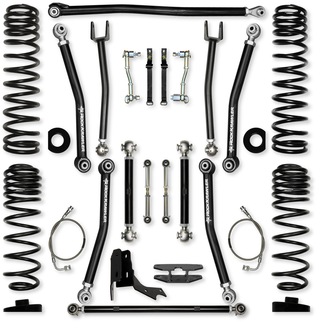Rock Krawler 4.5" X-Factor Mid-Arm Suspension System for Jeep Gladiator JT (Diesel Models)