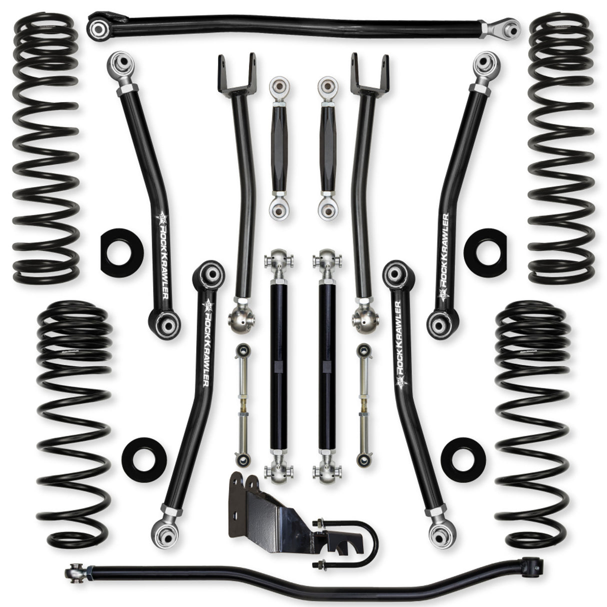 Rock Krawler 2.5" X-Factor "No Limits" Mid-Arm Suspension System for Jeep Wrangler JL (Gas Models)