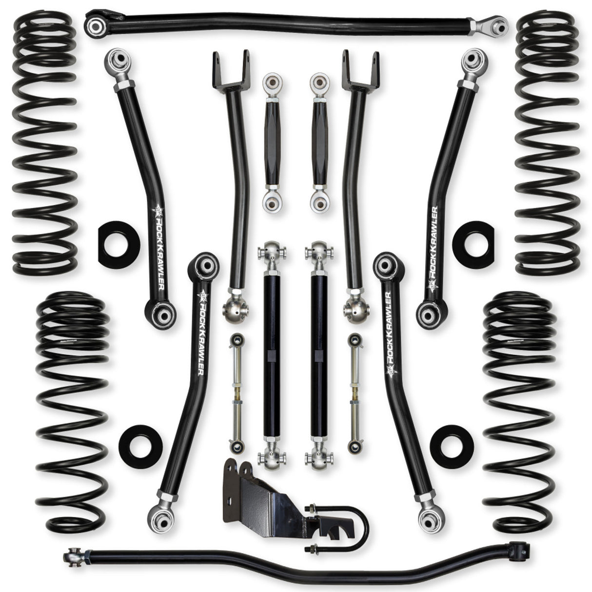 Rock Krawler 3.5" X - FACTOR "No Limits" Mid-Arm Suspension System for Jeep Wrangler JL (Gas Models)