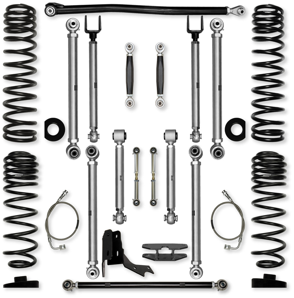 Rock Krawler 4.5" X-Factor PRO "No Limits" Mid-Arm Suspension System for Jeep Gladiator JT (Gas Models)