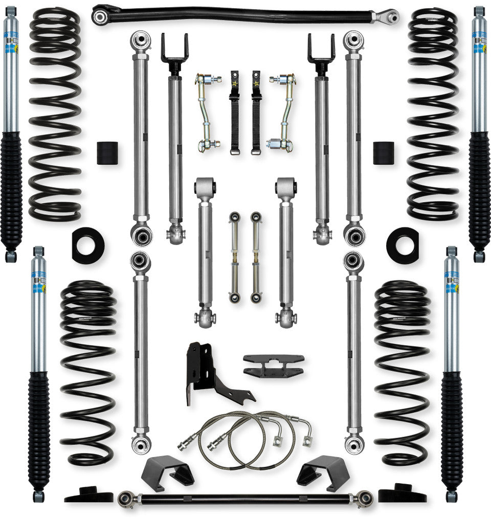 Rock Krawler 4.5" X-Factor PRO Mid-Arm Suspension System for Jeep Gladiator JT (Diesel Models)