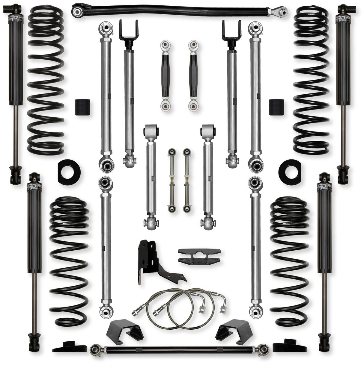 Rock Krawler 4.5" X-Factor PRO "No Limits" Mid-Arm Suspension System for Jeep Gladiator JT (Diesel Models)