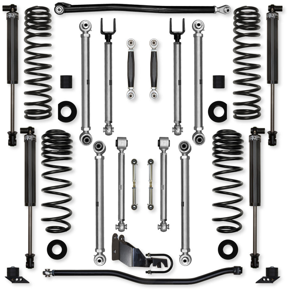 Rock Krawler 3.5" X-Factor PRO "No Limits" Mid-Arm Suspension System for Jeep Wrangler JL (Gas Models)