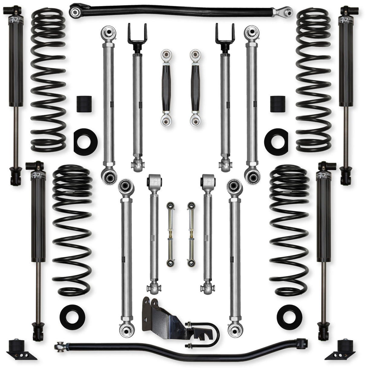 Rock Krawler 2.5" X-Factor PRO "No Limits" Mid-Arm Suspension System for Jeep Wrangler JLU (Gas Models)