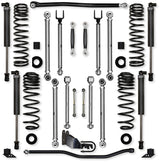 Rock Krawler 2.5" X-Factor PRO "No Limits" Mid-Arm Suspension System for Jeep Wrangler JLU (Gas Models)