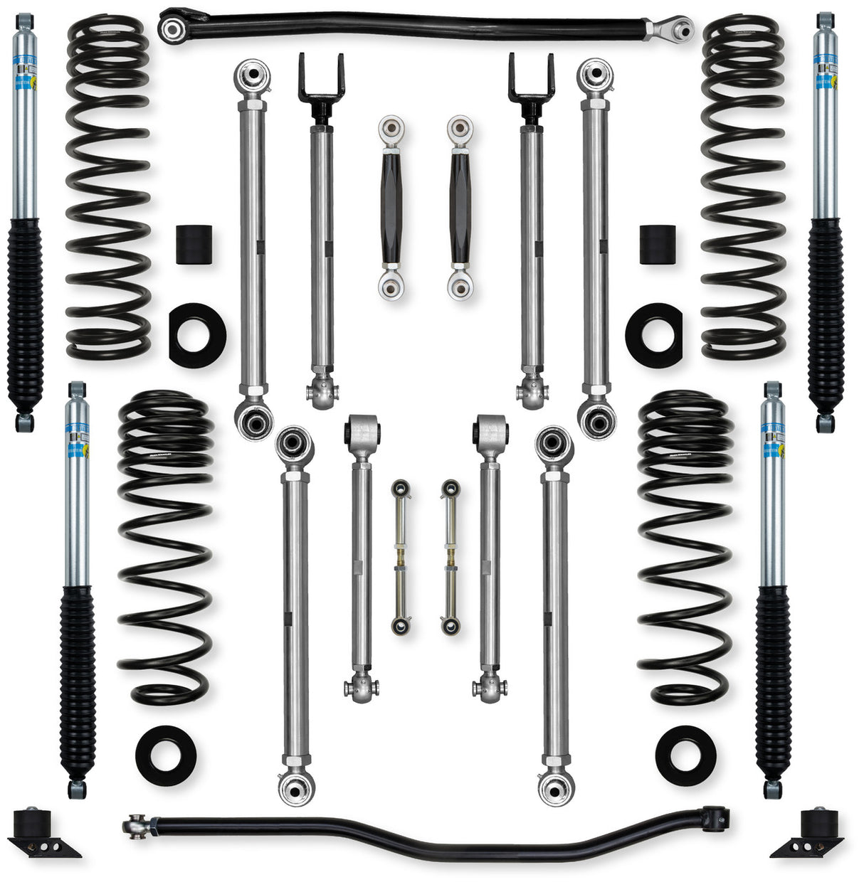 Rock Krawler 2.5" X-Factor PRO "No Limits" Mid-Arm Suspension System for Jeep Wrangler JLU (392 Models)