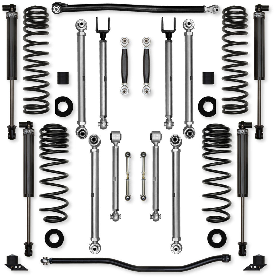 Rock Krawler 2.5" X-Factor PRO "No Limits" Mid-Arm Suspension System for Jeep Wrangler JLU (392 Models)