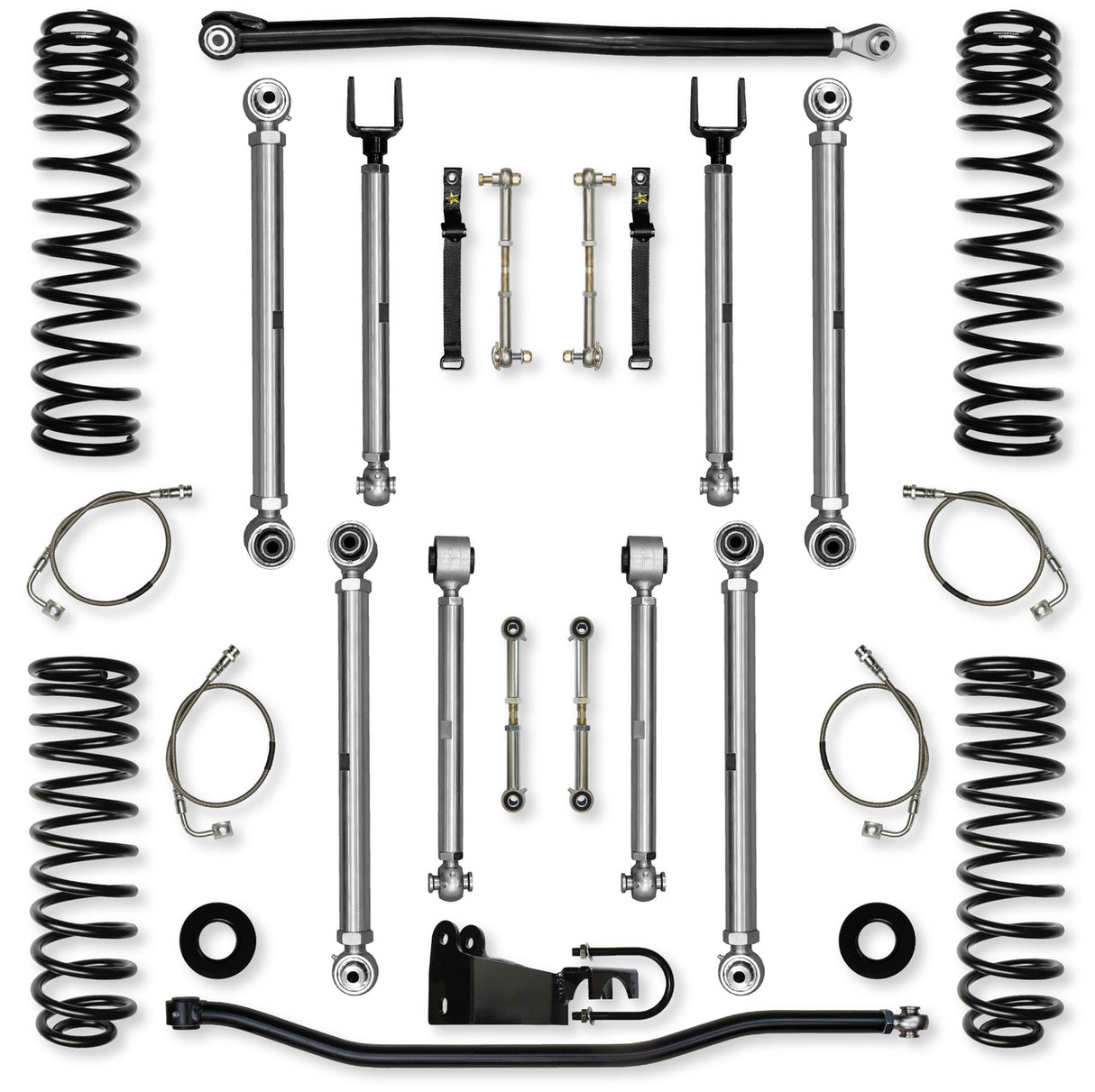 JKU 3.5" X-Factor PRO Mid-arm System