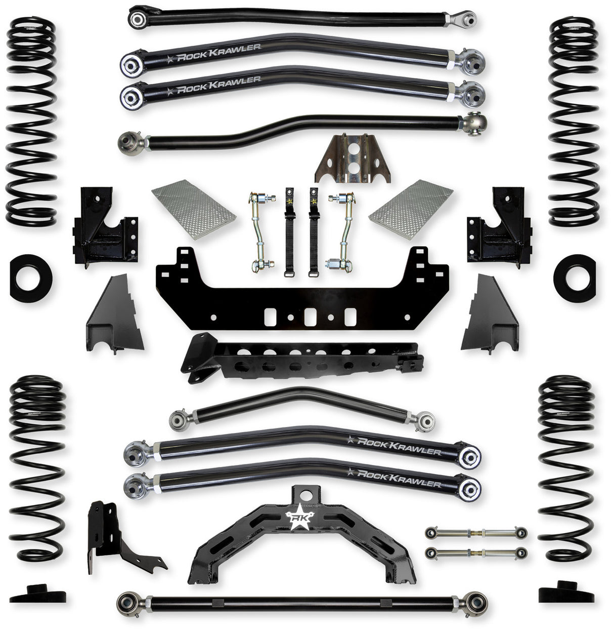 Rock Krawler 3.0" X-Factor X2 Long-Arm Suspension System for Jeep Gladiator JT (Gas Models)