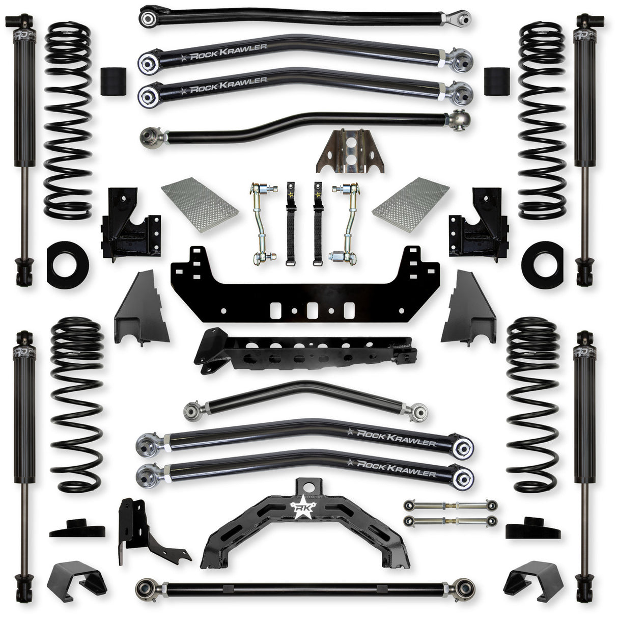Rock Krawler 3.0" X-Factor X2 Long-Arm Suspension System for Jeep Gladiator JT (Diesel Models)